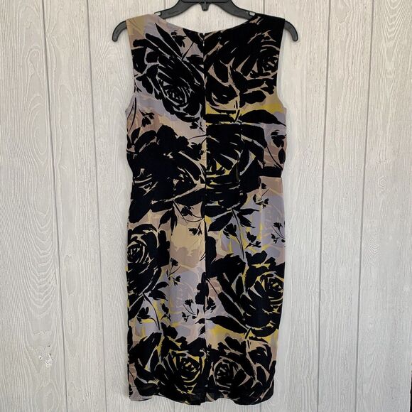 Banana Republic V-Neck Multicolor Sleeveless Dress Size 6 - Picture 5 of 6